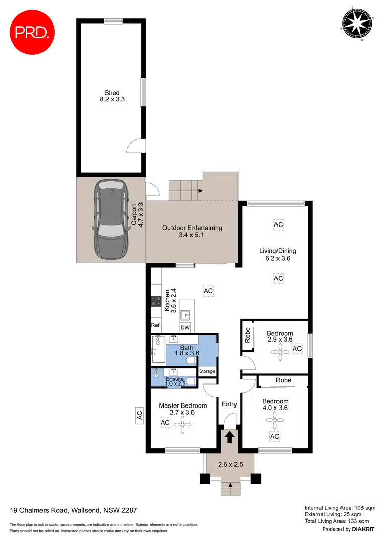 Floorplan of Homely house listing, 19 Chalmers Road, Wallsend NSW 2287