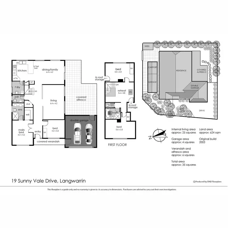 Floorplan of Homely house listing, 19 Sunny Vale Drive, Langwarrin VIC 3910