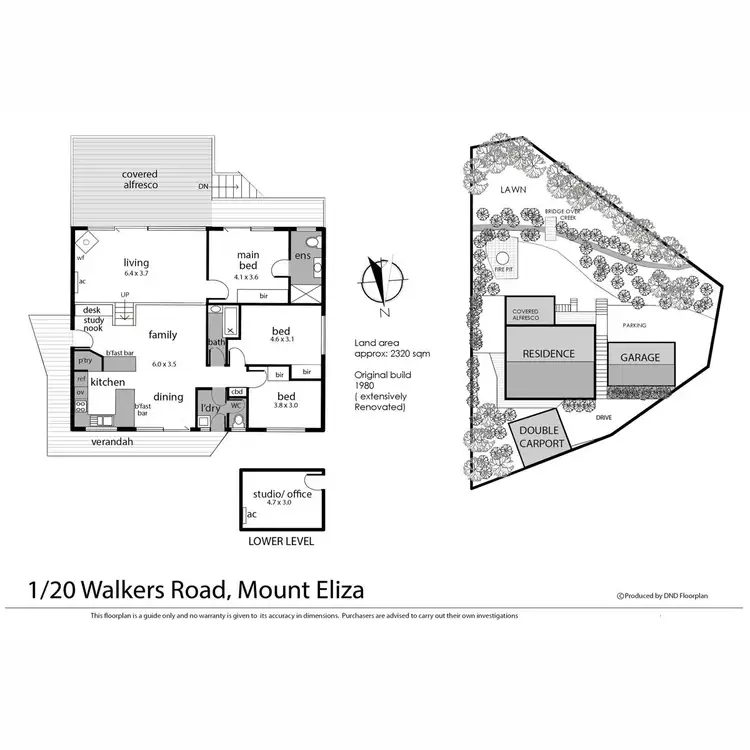 Floorplan of Homely house listing, 1/20 Walkers Road, Mount Eliza VIC 3930