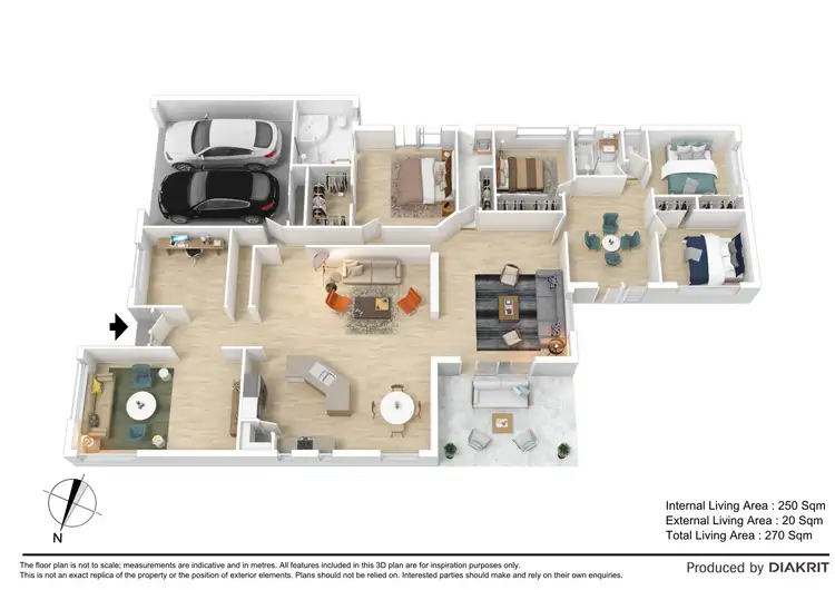 Floorplan of Homely house listing, 83 High Park Crescent, Little Mountain QLD 4551