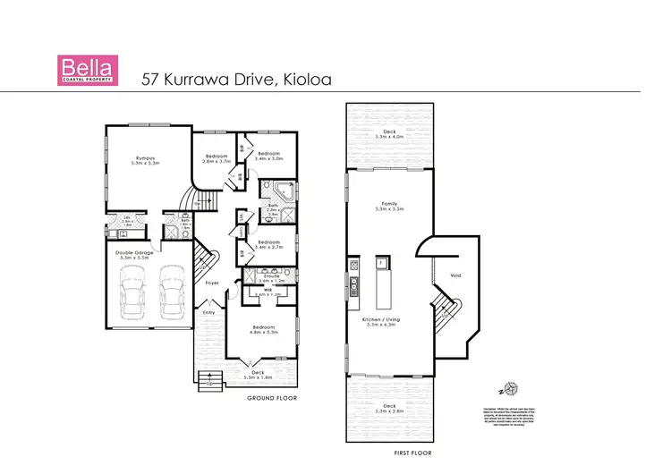 Floorplan of Homely house listing, 57 Kurrawa Drive, Kioloa NSW 2539