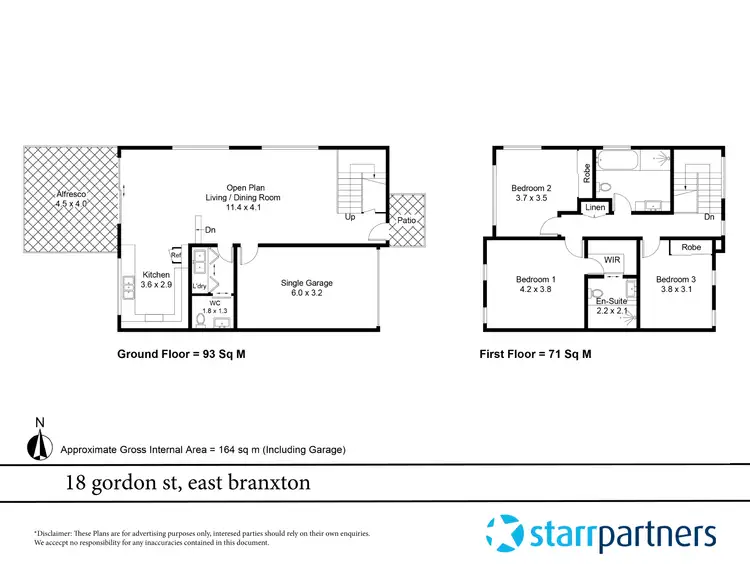 Floorplan of Homely townhouse listing, 2/18 Gordon Street, East Branxton NSW 2335