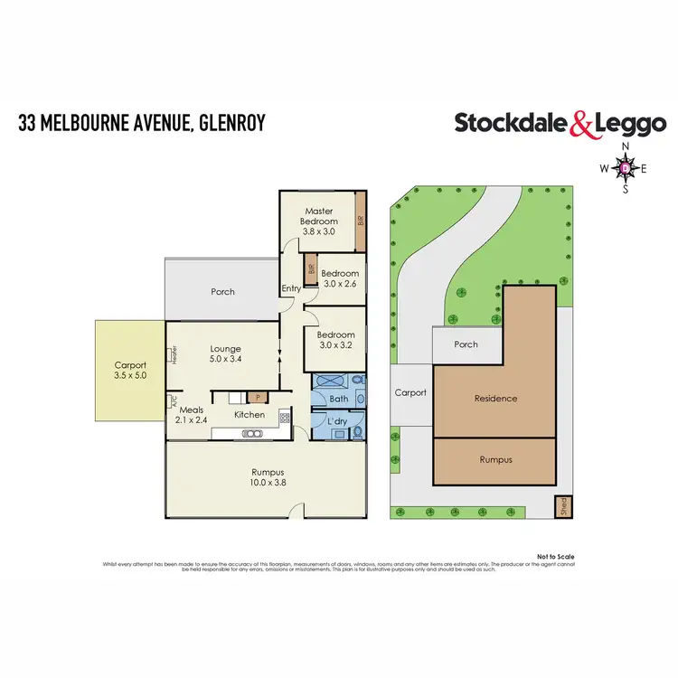 Floorplan of Homely house listing, 33 Melbourne Avenue, Glenroy VIC 3046