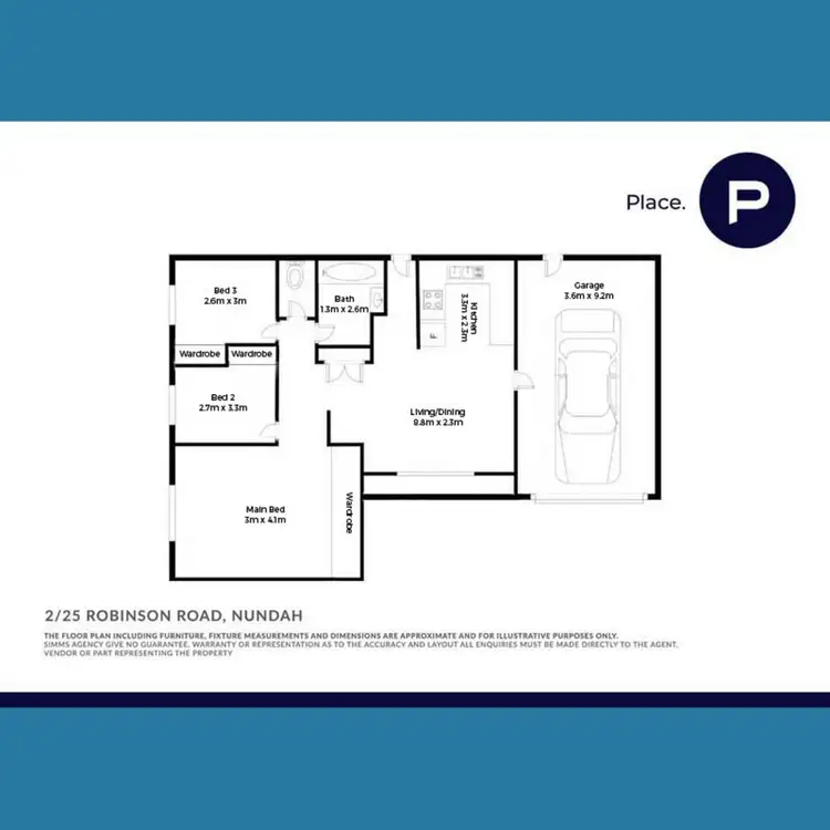 Floorplan of Homely unit listing, 2/25 Robinson Road, Nundah QLD 4012