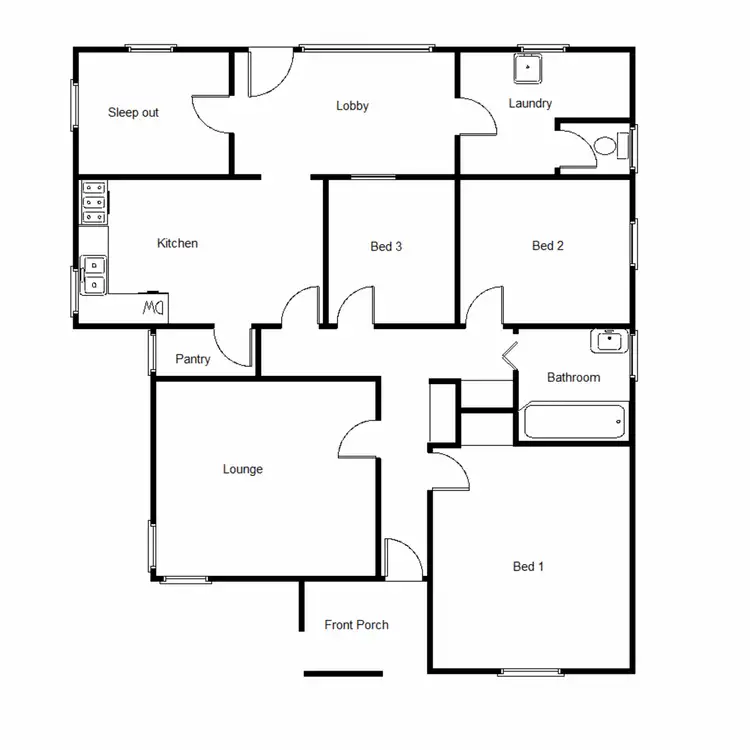 Floorplan of Homely house listing, 36 Hospital Road, Port Augusta SA 5700