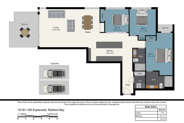 Floorplan of Homely apartment listing, 10/161-165 Esplanade, Redland Bay QLD 4165