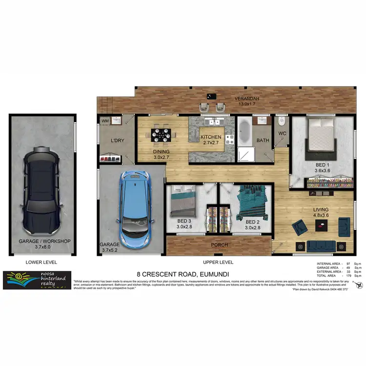 Floorplan of Homely house listing, 8 Crescent Road, Eumundi QLD 4562