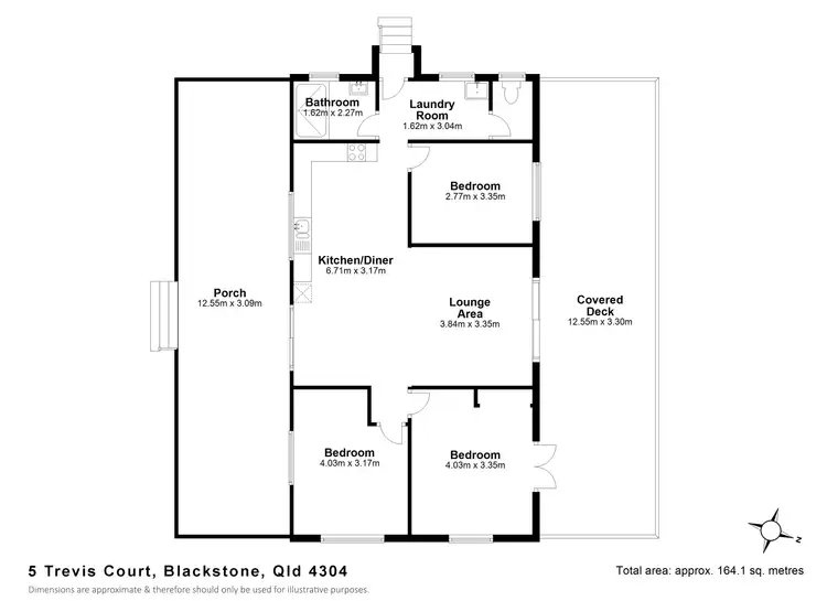 Floorplan of Homely house listing, 5 Trevis Court, Blackstone QLD 4304