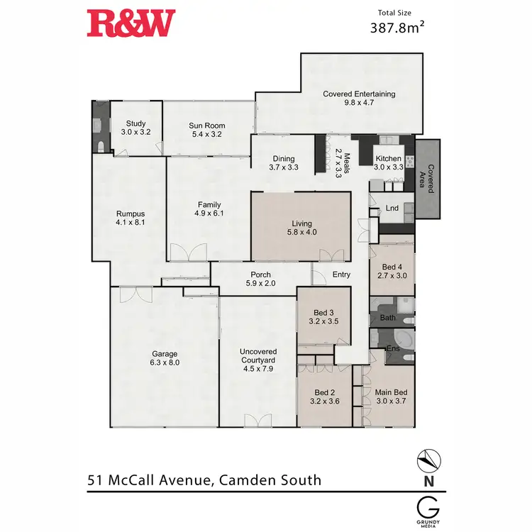 Floorplan of Homely house listing, 51 McCall Avenue, Camden South NSW 2570