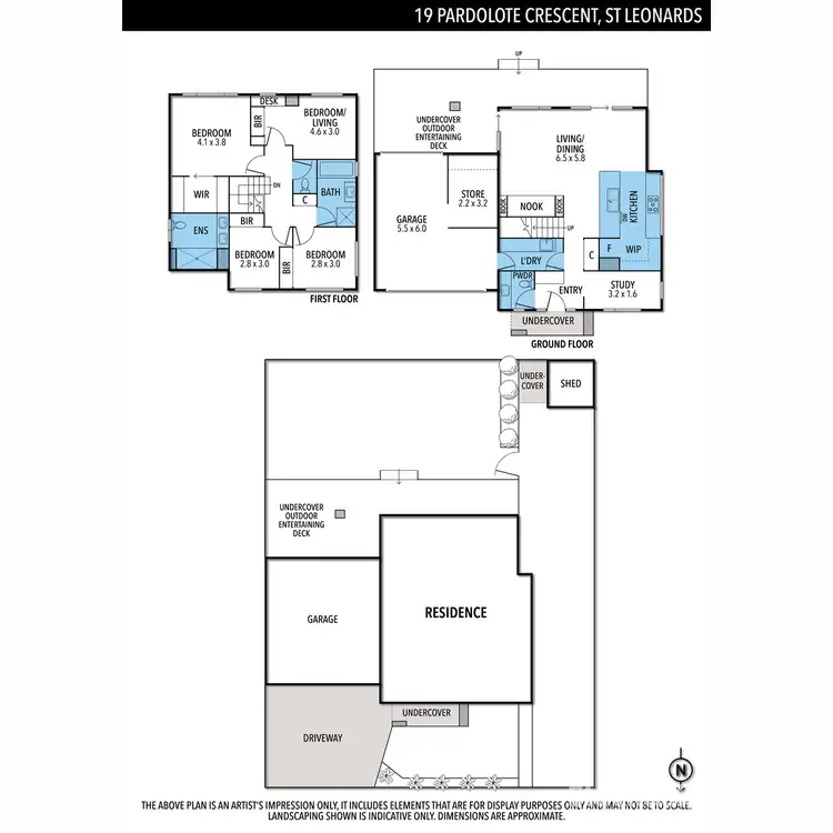 Floorplan of Homely house listing, 19 Pardolote Crescent, St Leonards VIC 3223
