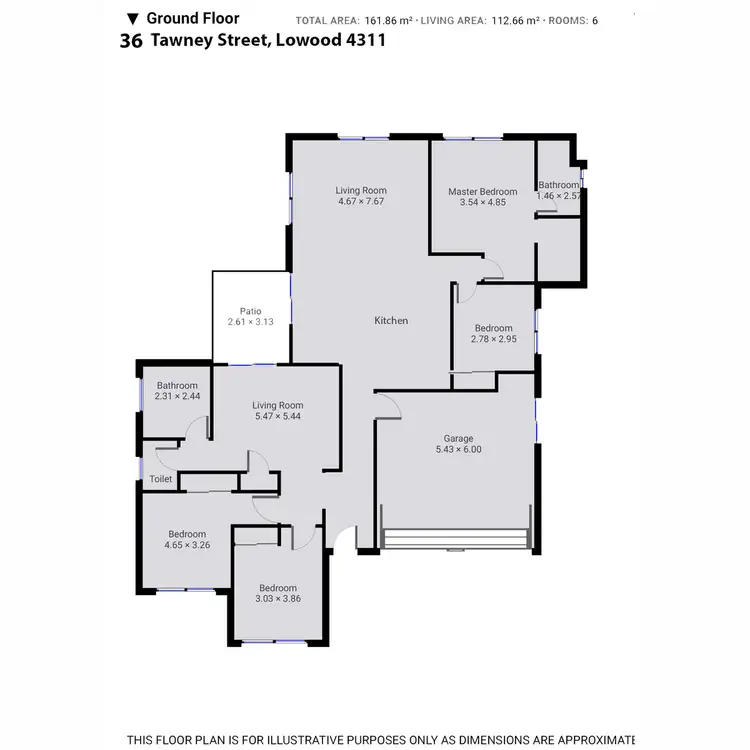 Floorplan of Homely house listing, 36 Tawney Street, Lowood QLD 4311