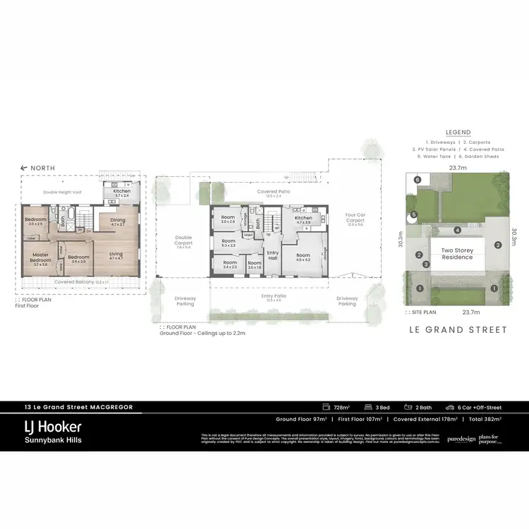 Floorplan of Homely house listing, 13 Le Grand Street, Macgregor QLD 4109