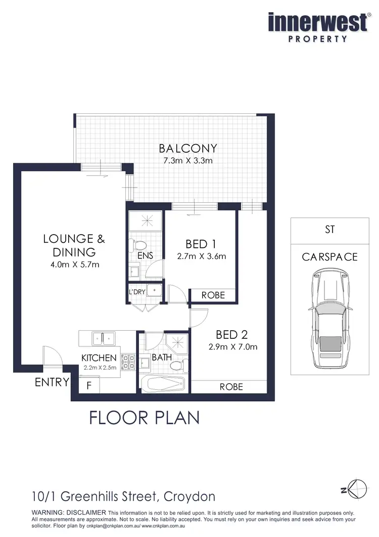 Floorplan of Homely apartment listing, 10/1-5 Greenhills Street, Croydon NSW 2132