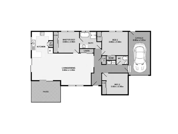 Floorplan of Homely house listing, 12 Jasper Way, Springfield QLD 4300