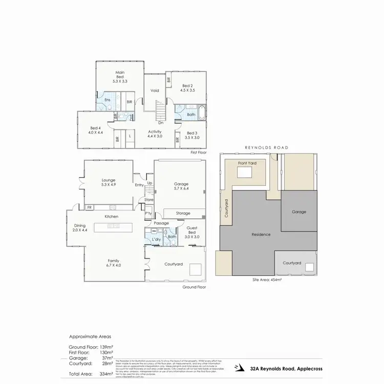 Floorplan of Homely house listing, 32A Reynolds Road, Applecross WA 6153