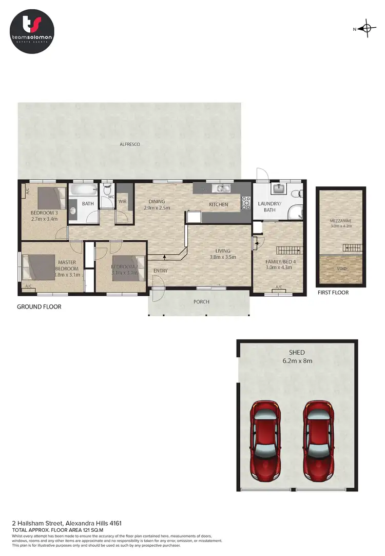 Floorplan of Homely house listing, 2 Hailsham Street, Alexandra Hills QLD 4161
