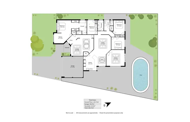 Floorplan of Homely house listing, 5 Beroona Place, Jane Brook WA 6056