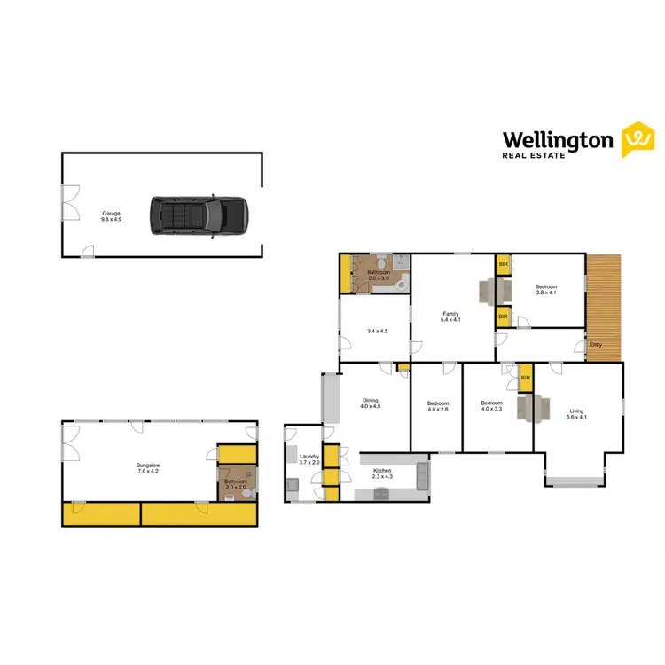 Floorplan of Homely house listing, 68 Queen Street, Maffra VIC 3860