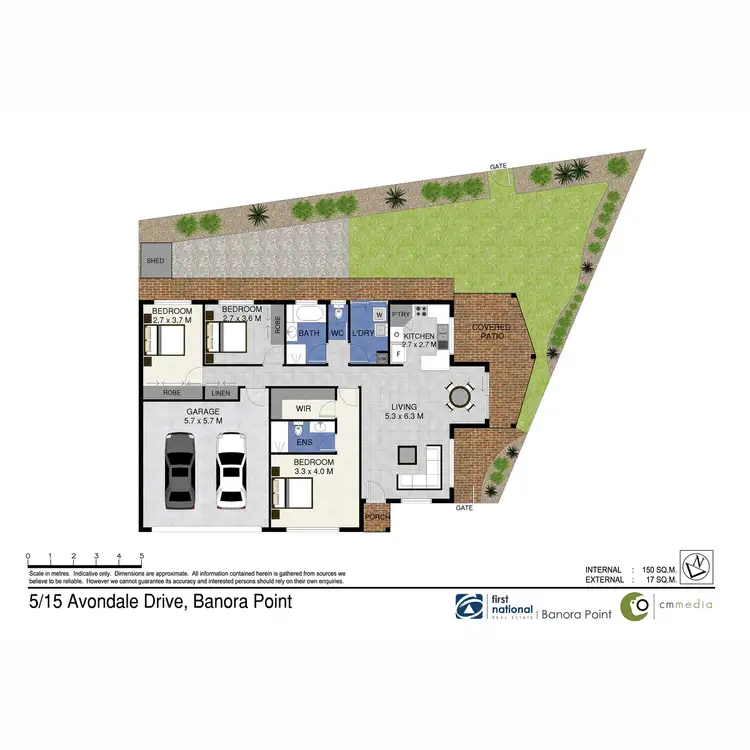 Floorplan of Homely semi-detached listing, 5/15 Avondale Drive, Banora Point NSW 2486