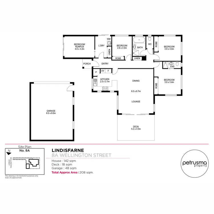 Floorplan of Homely house listing, 8A Wellington Road, Lindisfarne TAS 7015
