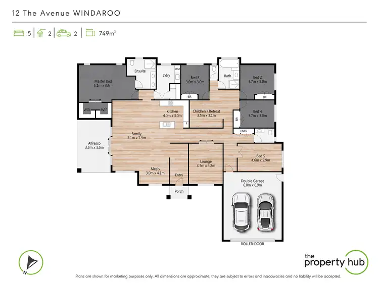 Floorplan of Homely house listing, 12 The Avenue, Windaroo QLD 4207
