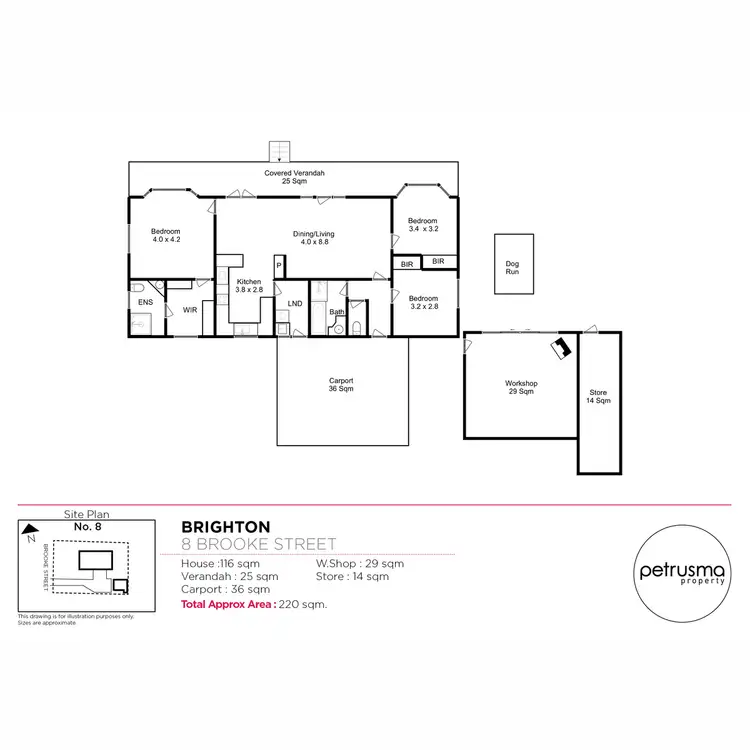 Floorplan of Homely house listing, 8 Brooke Street, Brighton TAS 7030