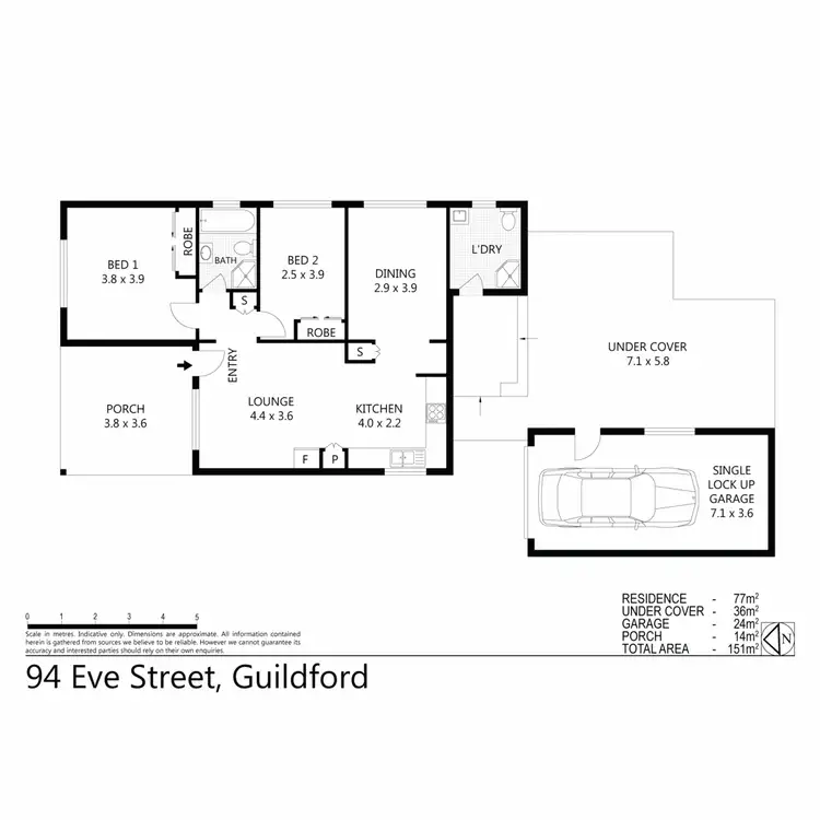 Floorplan of Homely house listing, 94 Eve Street, Guildford NSW 2161