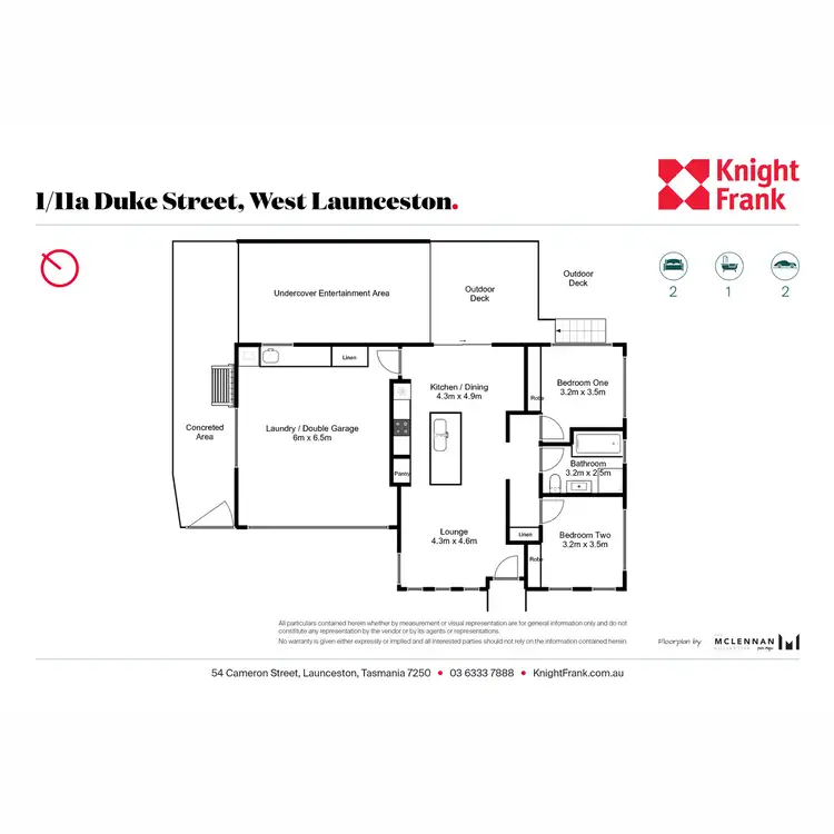 Floorplan of Homely house listing, 1/11 A Duke Street, West Launceston TAS 7250