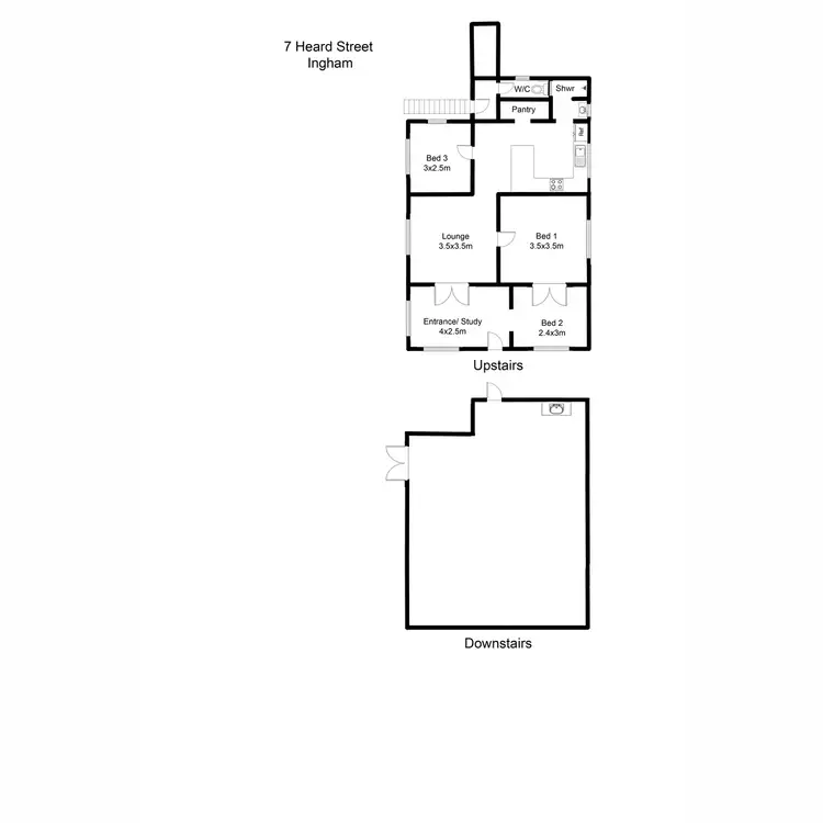 Floorplan of Homely house listing, 7 Heard Street, Ingham QLD 4850