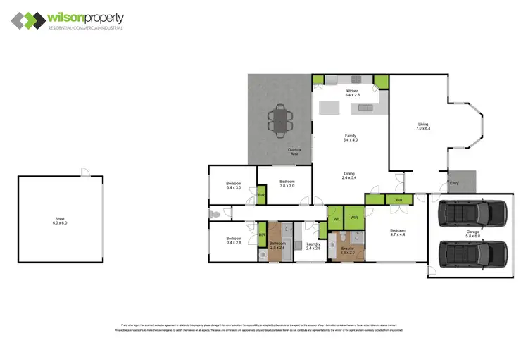 Floorplan of Homely house listing, 2 Bass Court, Traralgon VIC 3844