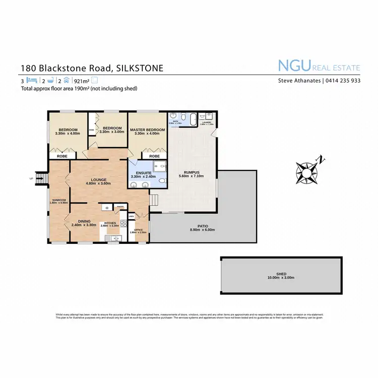Floorplan of Homely house listing, 180 Blackstone Road, Silkstone QLD 4304