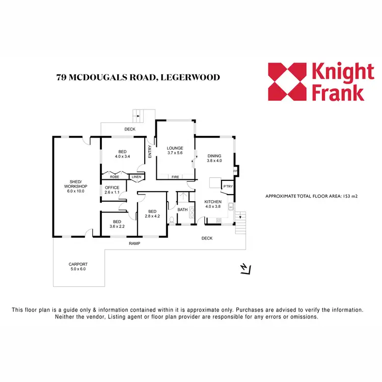 Floorplan of Homely house listing, 79 Mcdougalls Road, Legerwood TAS 7263