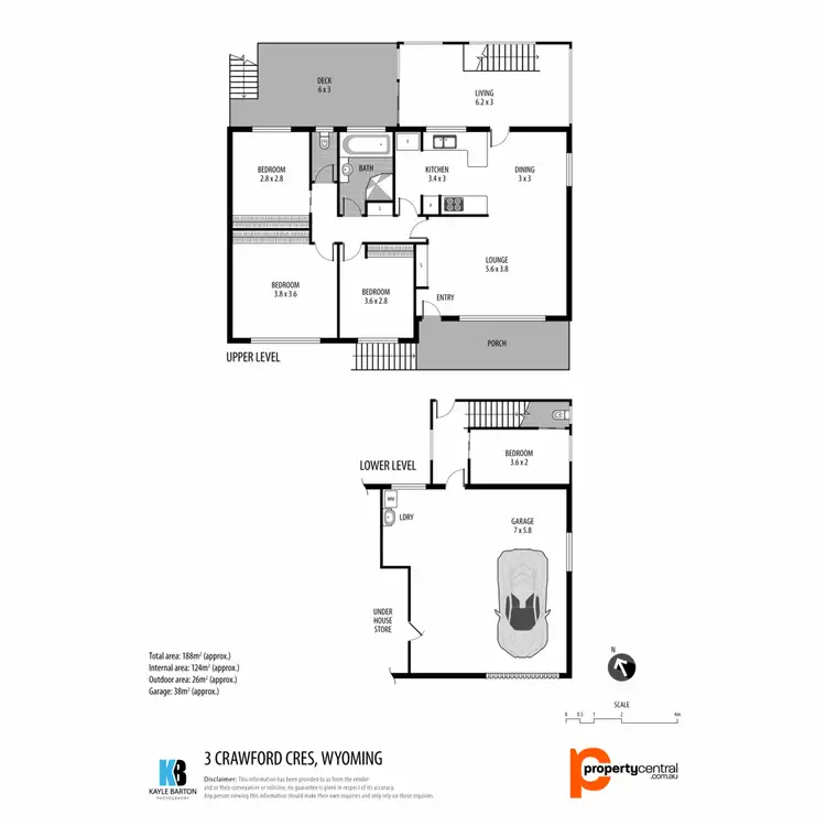 Floorplan of Homely house listing, 3 Crawford Crescent, Wyoming NSW 2250