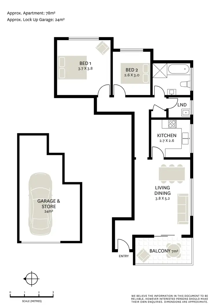 Floorplan of Homely apartment listing, 2/19 Wharf Road, Gladesville NSW 2111