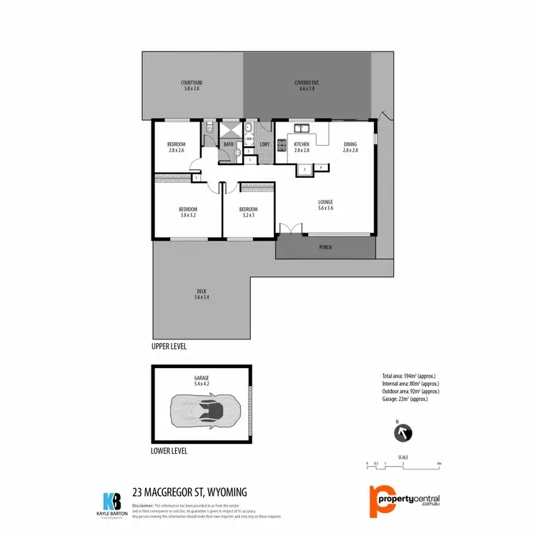 Floorplan of Homely house listing, 23 MacGregor Street, Wyoming NSW 2250