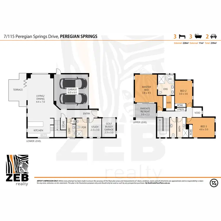Floorplan of Homely house listing, 7/115 Peregian Springs Drive, Peregian Springs QLD 4573