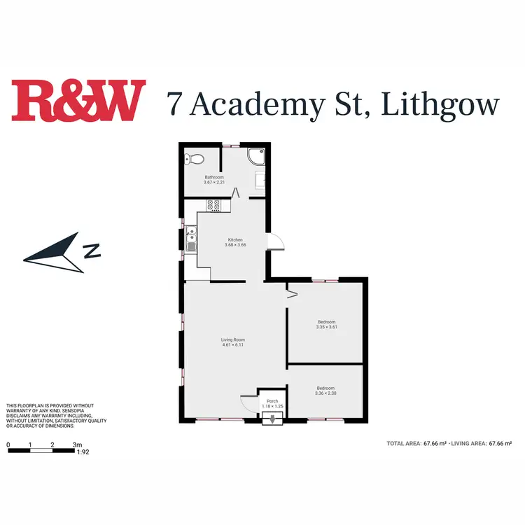 Floorplan of Homely house listing, 7 Academy Street, Lithgow NSW 2790
