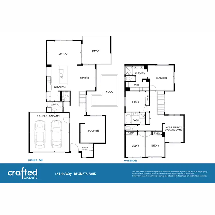 Floorplan of Homely house listing, 13 Leis Way, Regents Park QLD 4118