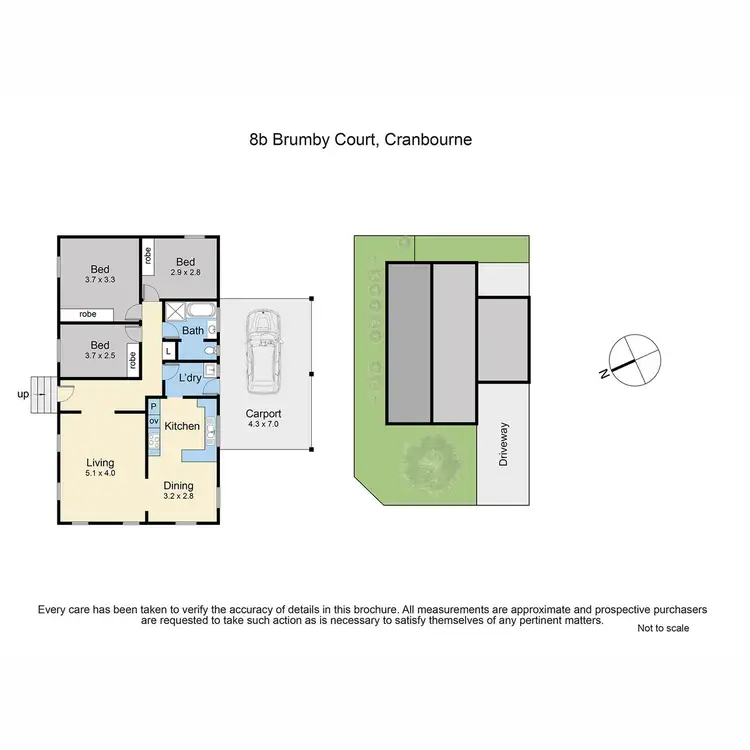 Floorplan of Homely house listing, 8B Brumby Court, Cranbourne VIC 3977