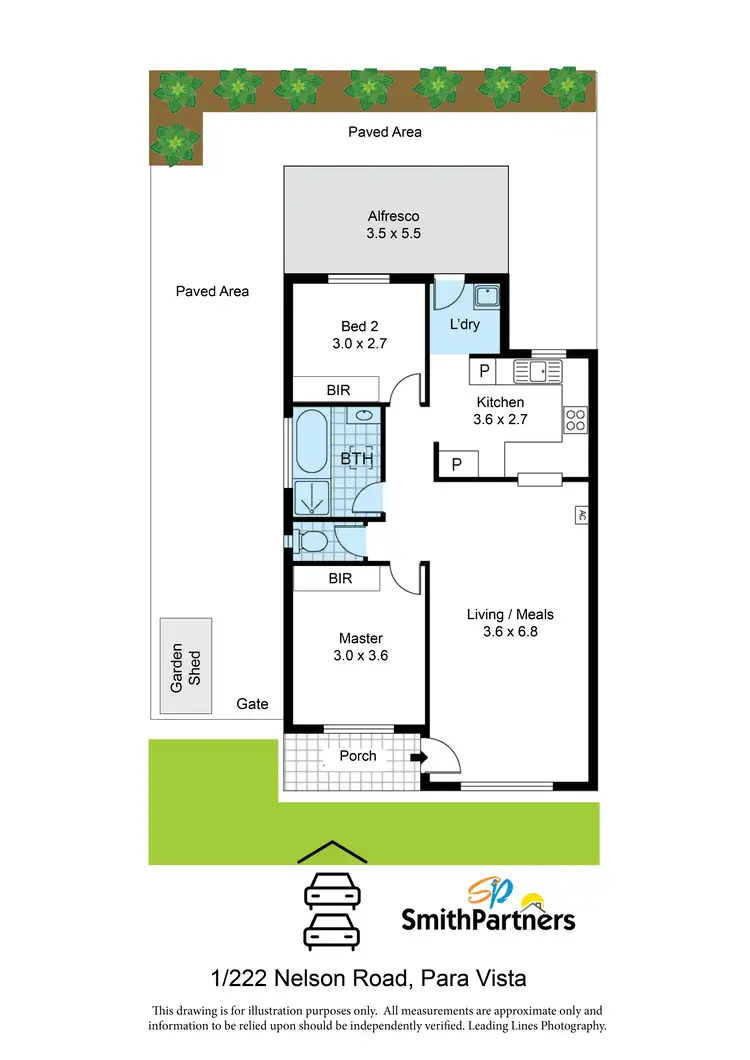 Floorplan of Homely unit listing, 12/222 Nelson Road, Para Vista SA 5093