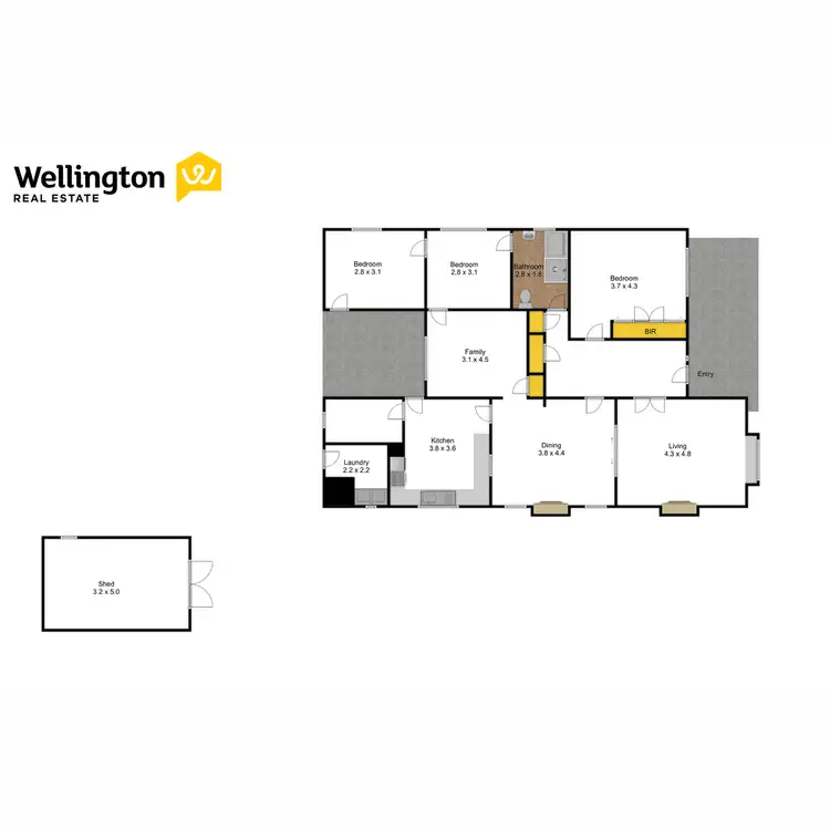 Floorplan of Homely house listing, 2/58A Macalister Street, Sale VIC 3850