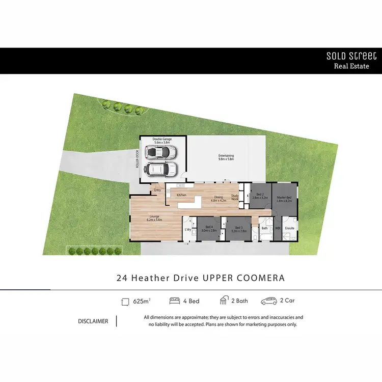 Floorplan of Homely house listing, 24 Heather Drive, Upper Coomera QLD 4209