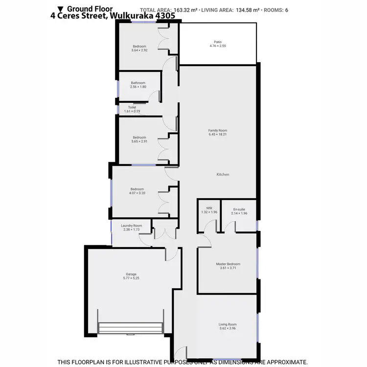 Floorplan of Homely house listing, 4 Ceres Street, Wulkuraka QLD 4305