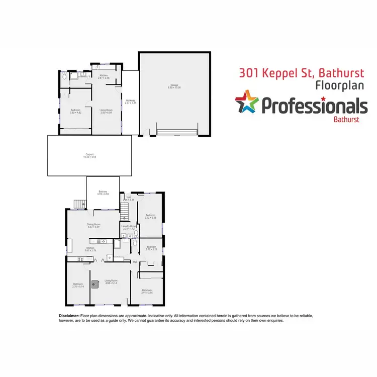 Floorplan of Homely house listing, 301 Keppel Street, West Bathurst NSW 2795