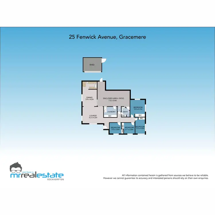 Floorplan of Homely house listing, 25 Fenwick Street, Gracemere QLD 4702