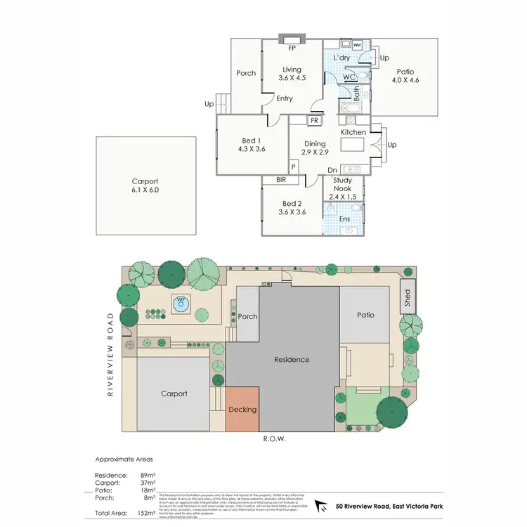 Floorplan of Homely house listing, 50 Riverview Road, East Victoria Park WA 6101