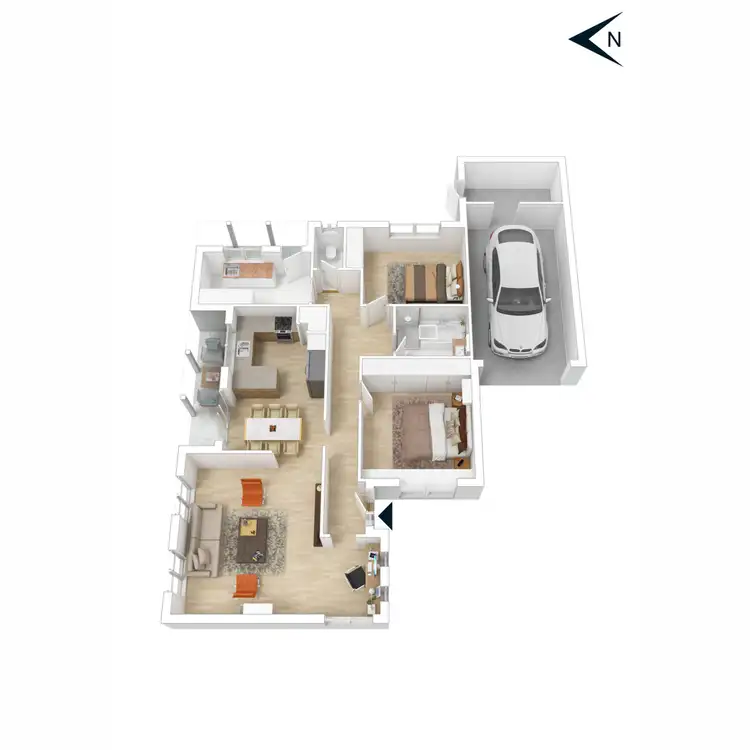 Floorplan of Homely house listing, 4/27 Jetty Road, Rosebud VIC 3939