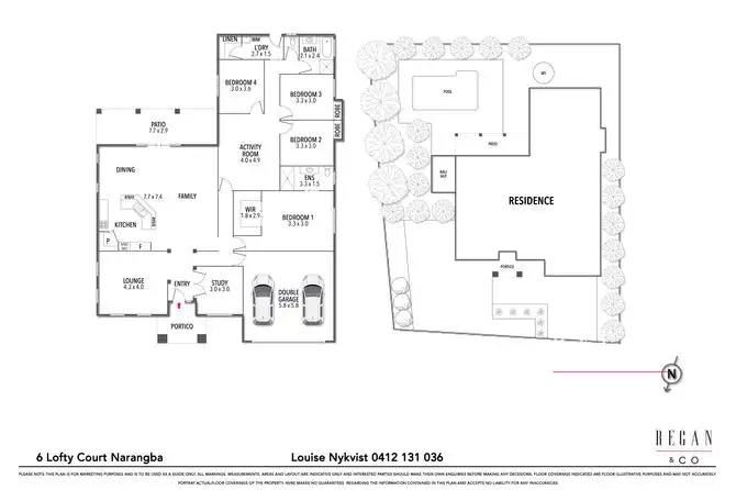 Floorplan of Homely house listing, 6 Lofty Court, Narangba QLD 4504