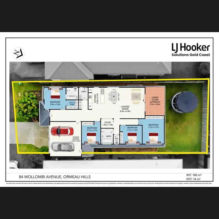 Floorplan of Homely house listing, 84 Wollombi Avenue, Ormeau Hills QLD 4208