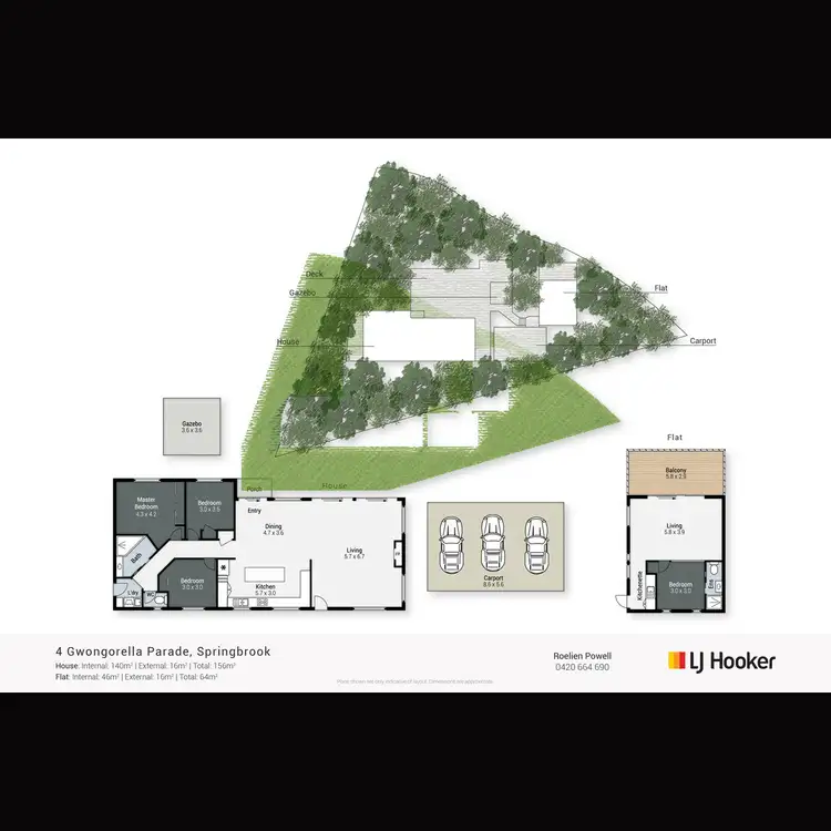 Floorplan of Homely house listing, 4 Gwongorella Parade, Springbrook QLD 4213